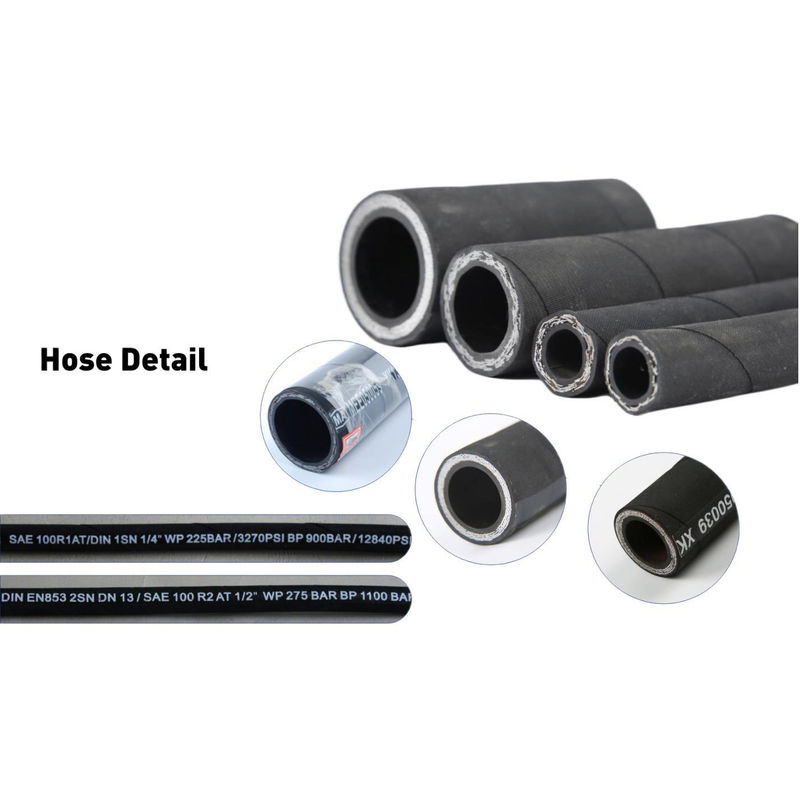 โฟกสติก มัลติสไพร่ลิก ไฮดรอลิก Hose คอมแพคต์กับการลด Bend radii และแรงบิด