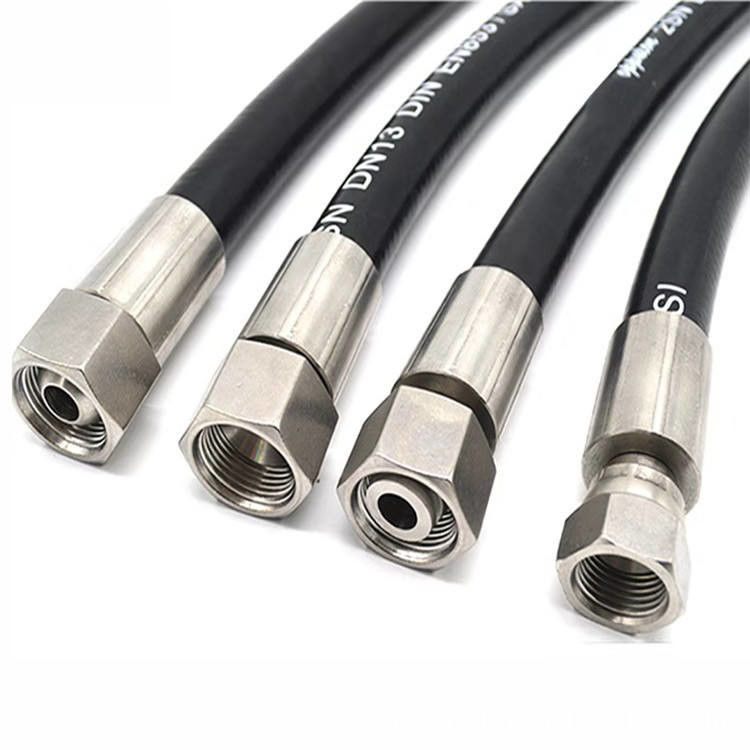 SAE 100 R12 หมุนไฮดรอลิก Hose ความดันสูงสําหรับน้ํามันไฮดรอลิกที่ใช้น้ํามัน
