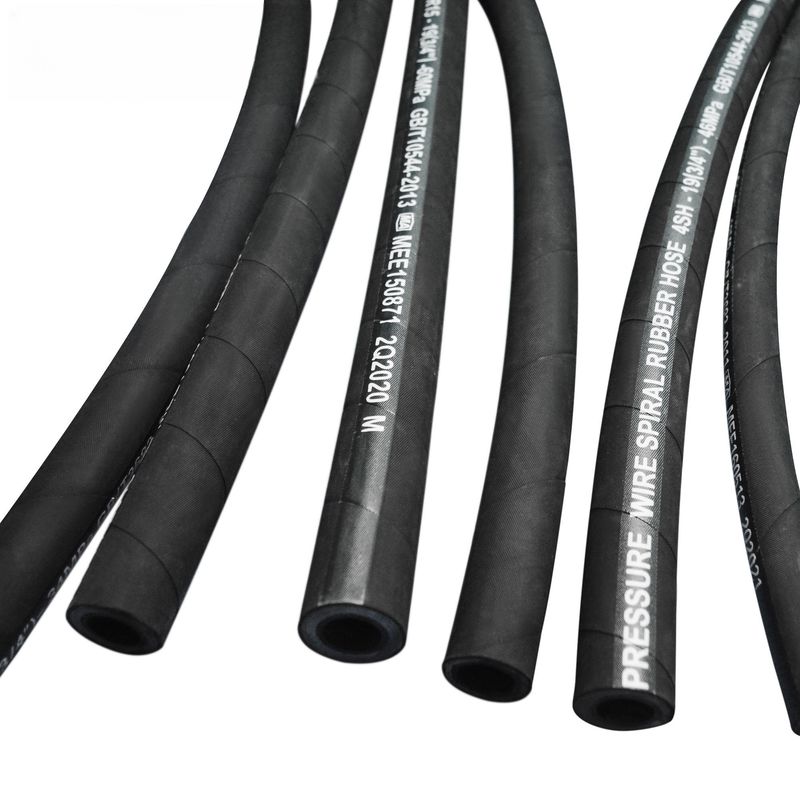 SAE 100 R12 หมุนไฮดรอลิก Hose ความดันสูงสําหรับน้ํามันไฮดรอลิกที่ใช้น้ํามัน