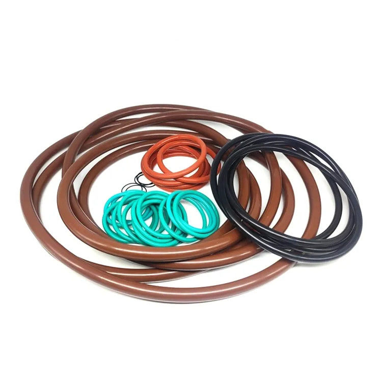 ไนทรีล บูนา โอ อิง สีดํา สีน้ําตาล AS568 60 70 90 FKM NBR ผนึกยางแรงดันสูง