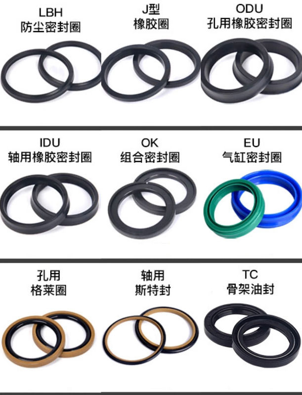 ผู้ผลิต ปิดน้ํามันแบบไฮดรอลิก U601 U603 ปิดน้ํามันแบบไฮดรอลิก จั๊ก โพลีอุเรธาน UN PU ปิดสต๊อปพิสตันสําหรับกระบอก
