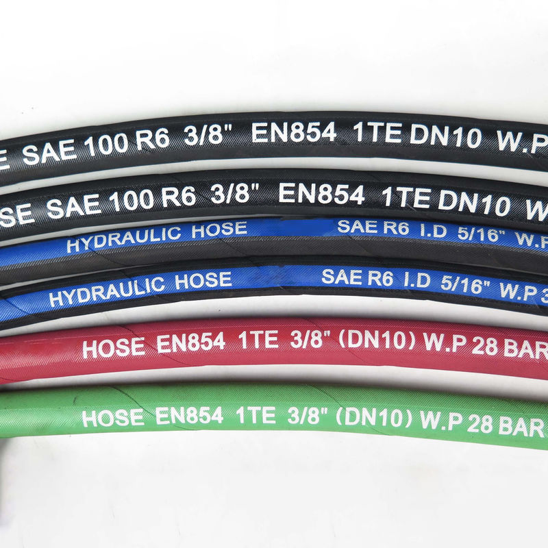 คุณภาพสูงสุด EN853 SAE 100 R6 น้ํามัน อากาศ น้ํา ระบายน้ํา