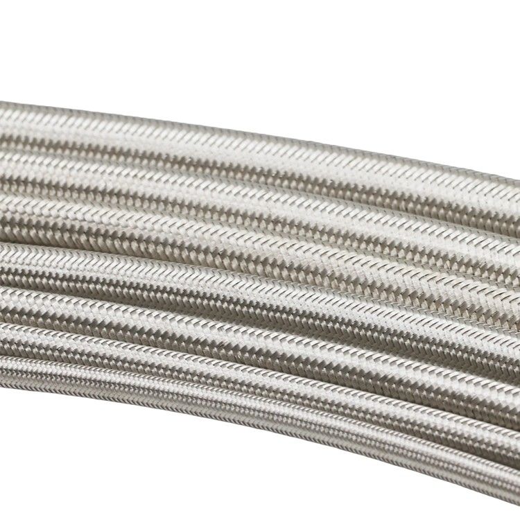 สแตนเลส โฟกเซบัล Braided ท่อท่อท่อท่อ PTFE ท่อโลหะสําหรับน้ํามันเชือกเชือกเชือกไฟฟ้า