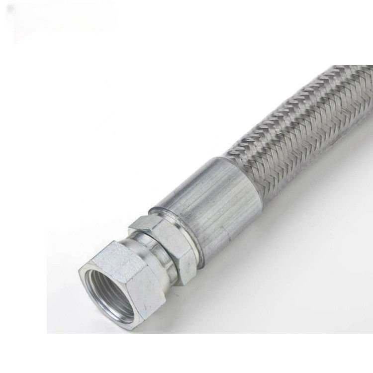 PTFE สีดําเงินเหล็กไร้สแตนเลสผสมเชือกเชือกเชือกหลอดน้ํามัน Static-Free รถแข่งรถยนต์เหล็ก