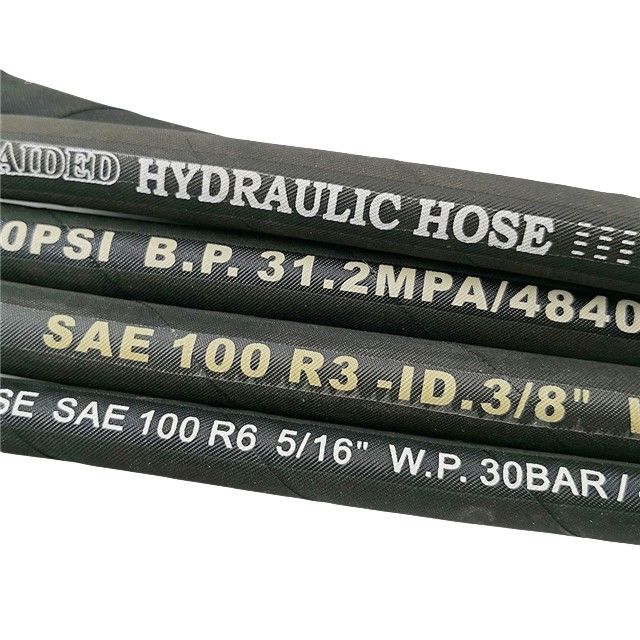 ความดันสูง 3/8 1sn ผูกเชือกไฮดรอลิก ท่อ SAE 100r1 En853 ความดัน น้ํามันเชื้อเพลิงอุตสาหกรรม